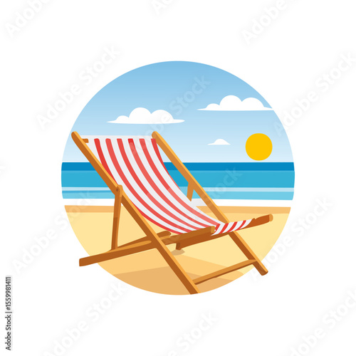deck chair on the beach