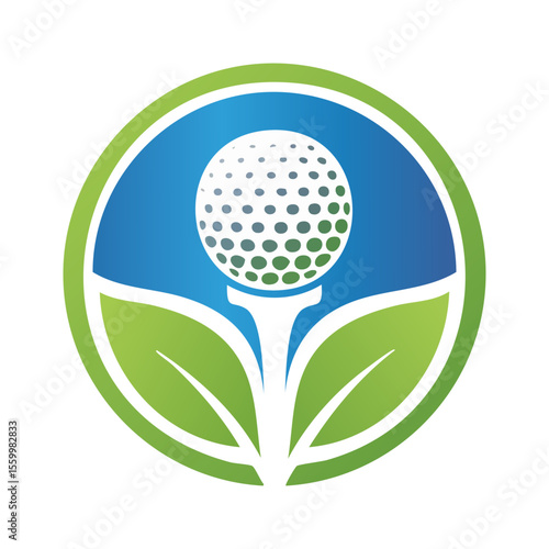 golf logo design with editable vector file

