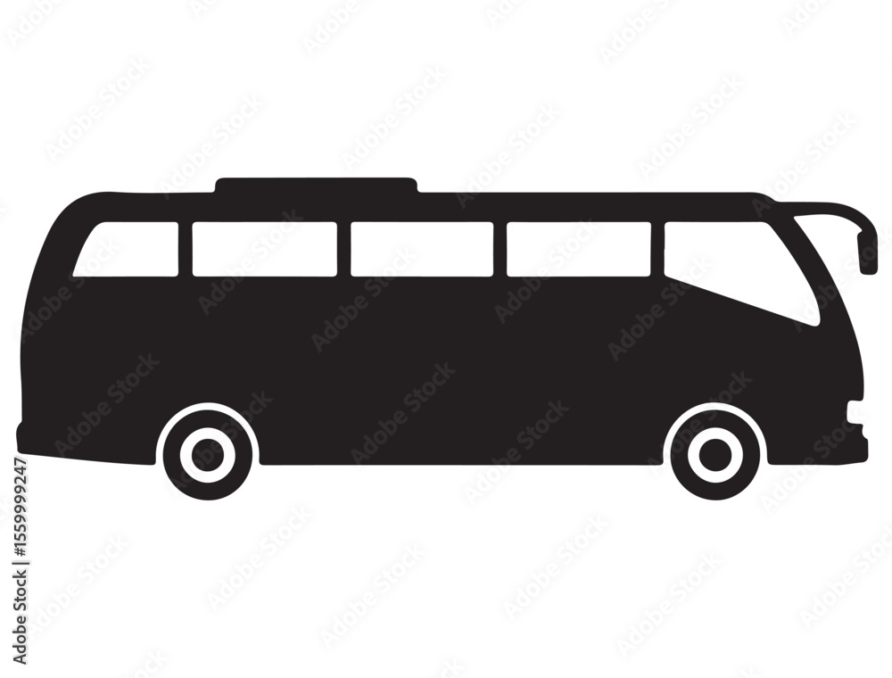 BUS SILHOUETTE BUS SILHOUETTE