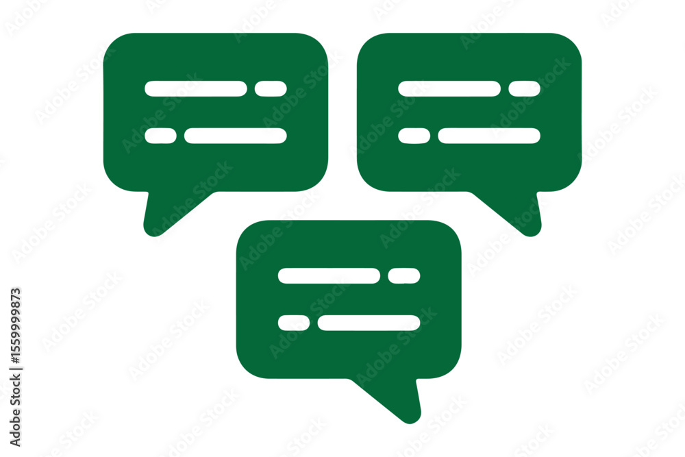 chat icon set. Speech bubble icon vector chat icon set. Speech bubble icon vector