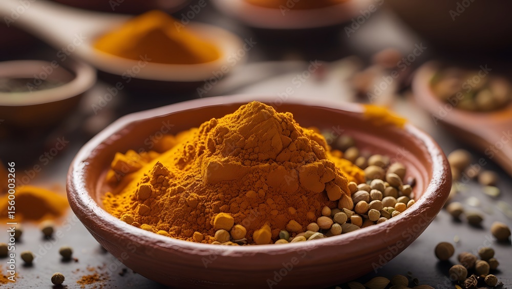 Vibrant Turmeric and Spices A Culinary Delight Vibrant Turmeric and Spices A Culinary Delight