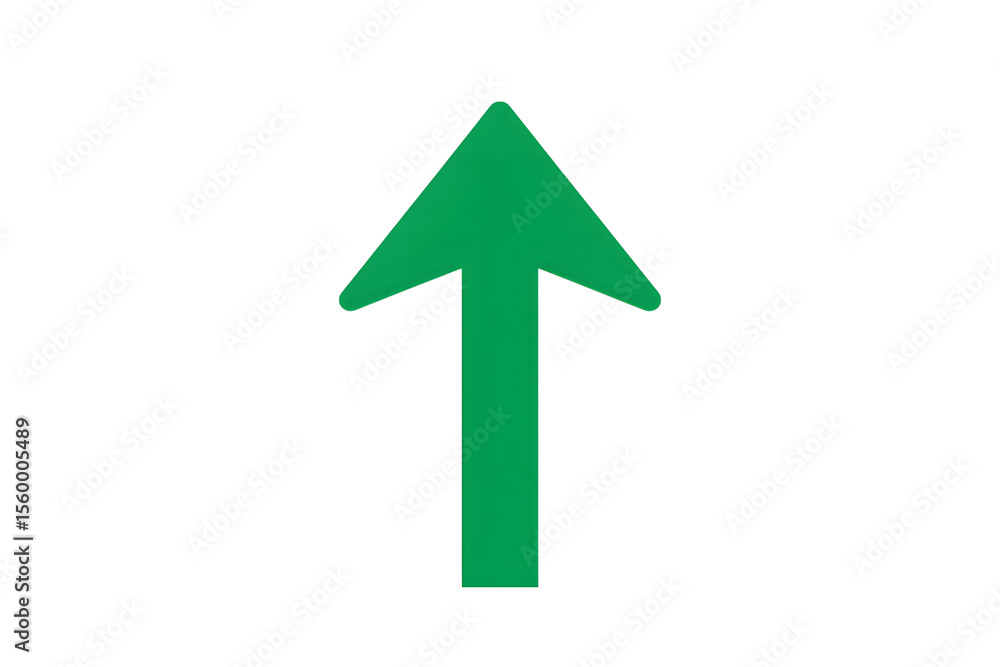 green arrow upward move isolated on transparent background green arrow upward move isolated on transparent background