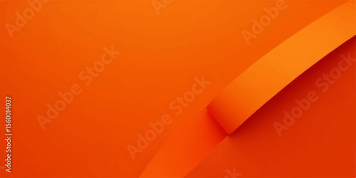 Abstract orange and red paper texture with gold lines on a blank business package design