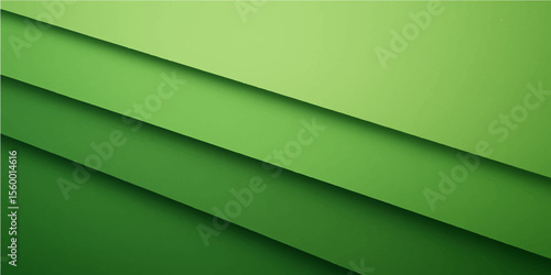 Abstract green striped background with old rough wooden timber texture design