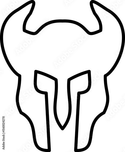 Spartan Helmet Outline