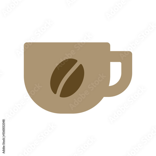 コーヒーのイメージのアイコンイラスト