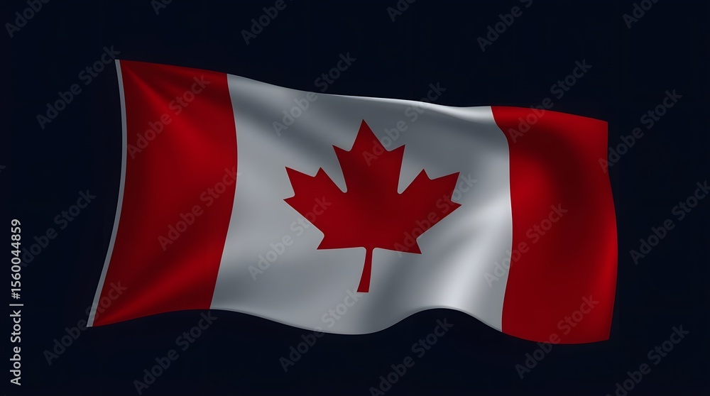 canadian flag in the wind canadian flag in the wind