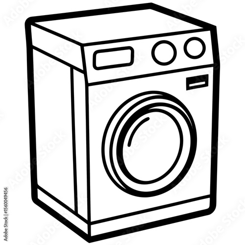 Washing Machine Silhouette