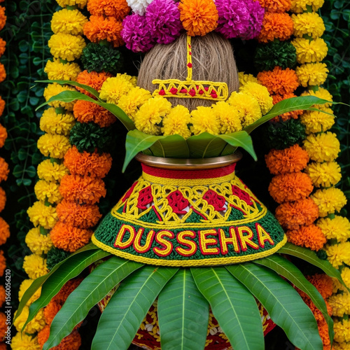 Dussehra Festival Decor Pot...