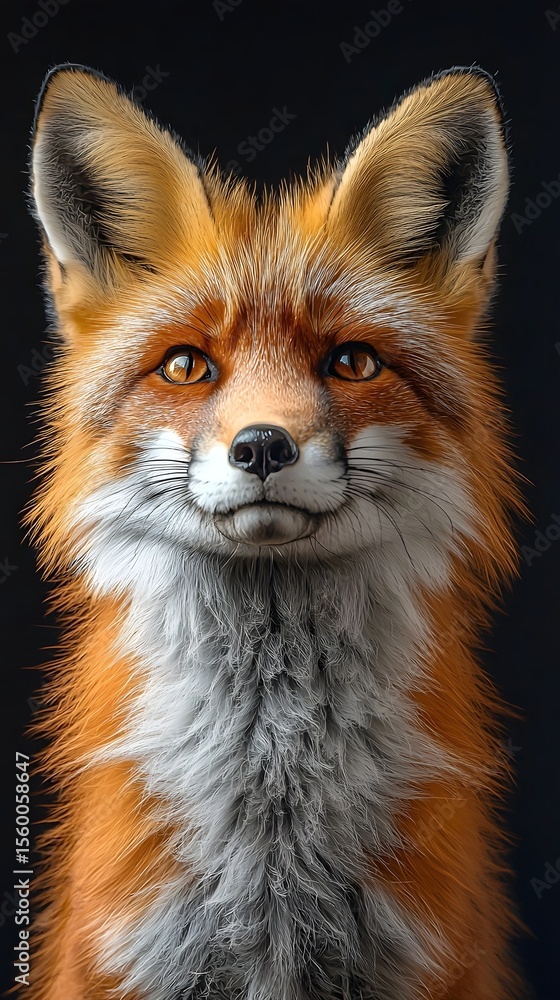 Captivating Portrait of a Regal Fox Captivating Portrait of a Regal Fox