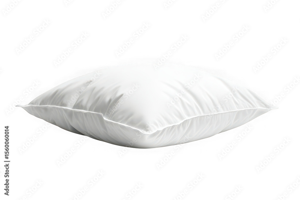 High resolution white pillow stock image for bedding and interior design projects, soft cushion photography, isolated on transparent background High resolution white pillow stock image for bedding and interior design projects, soft cushion photography, isolated on transparent background