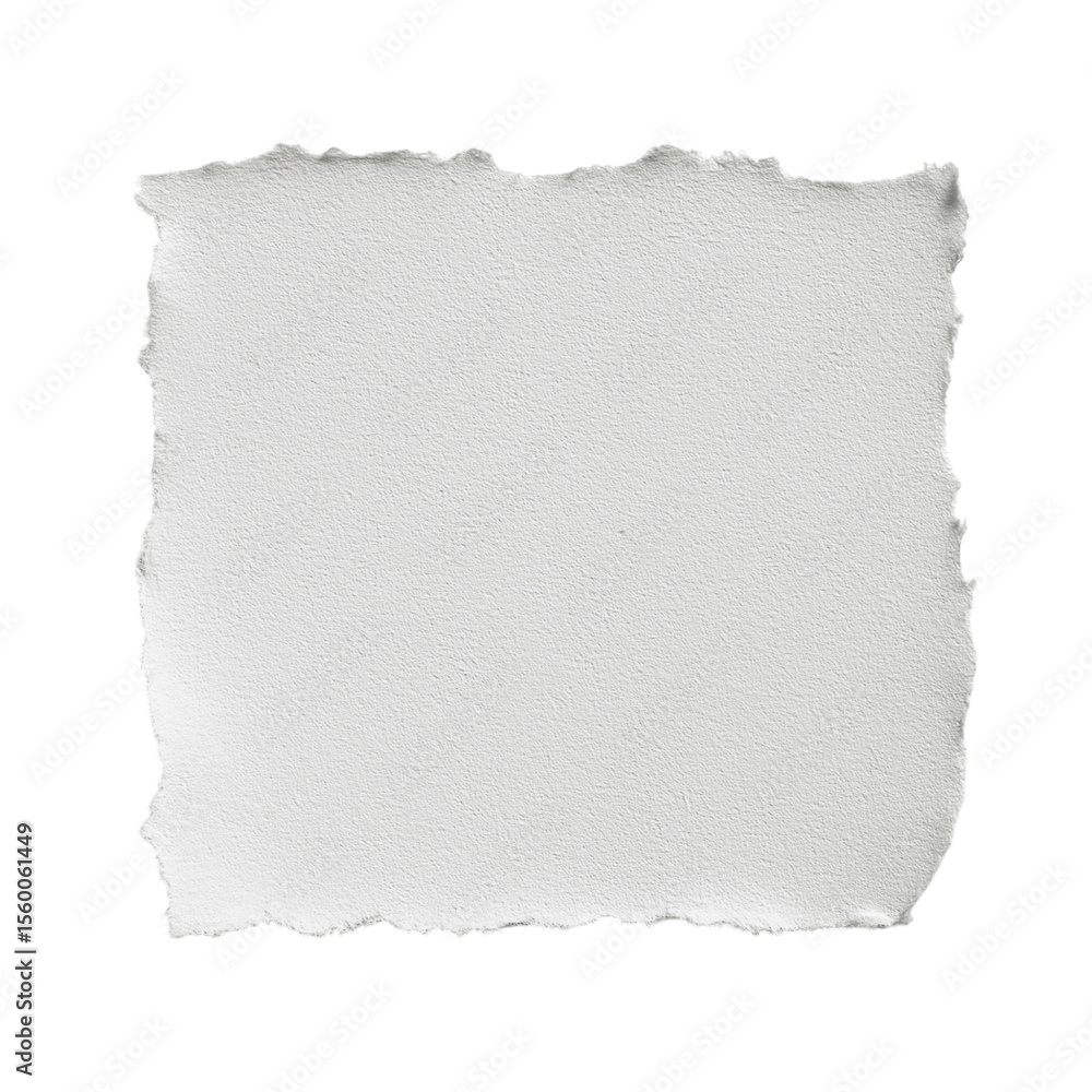textured torn piece of blank paper isolated on white background textured torn piece of blank paper isolated on white background
