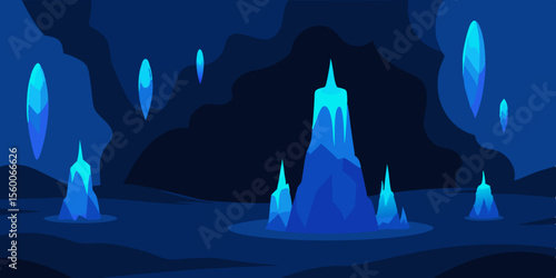 Moonlit mountain landscape over a calm lake with a lone sailboat under a vast night sky