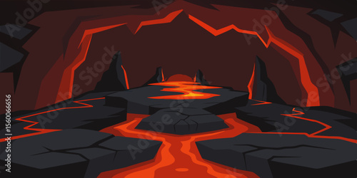 Warm flames glow in the dark night, a bright, burning inferno in the fireplace