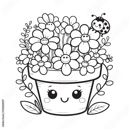 Whimsical House Bold & Easy Coloring Page,  bold and easy coloring book, Coloring page, whimsical coloring book for kids, bold and easy coloring book, victor art,   fairy house coloring page