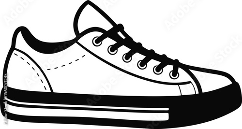 This collection of black and white images showcases of shoe
