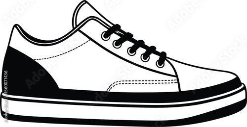 This collection of black and white images showcases of shoe