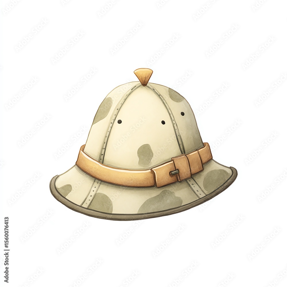 Fototapeta premium Safari Hat Illustration