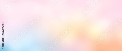 Dreamy pastel pink, blue, and yellow gradient background with soft, fuzzy texture ,  ethereal,  magical