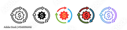 Cash Flow multiple icon
