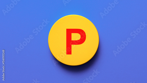 Bright yellow wooden circle with big bold letter P in the center perfect for alphabet monogram signage education learning icon initial or modern typography lettermark graphic visuals Free Download Bright yellow wooden circle with big bold letter P in the center perfect for alphabet monogram signage education learning icon initial or modern typography lettermark graphic visuals - GFXLoad