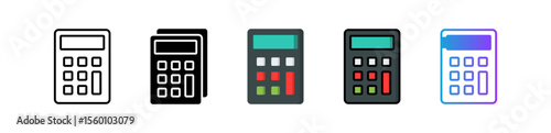 Calculator multiple icon