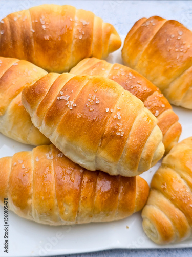 shio Pan or Japanese sea salt butter bread rolls