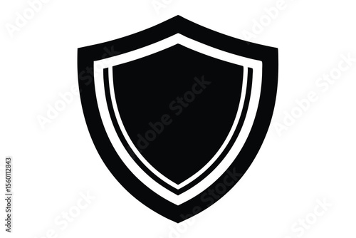 Shield icons set. 