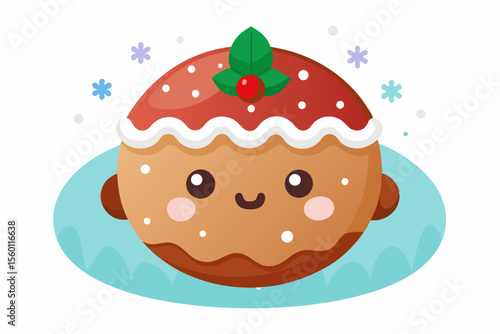 Christmas cards, winter recipe books, seasonal packaging, and digital or print projects related to Christmas baking or sweets.