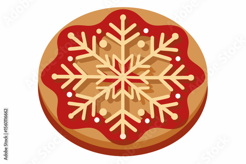 Christmas cards, winter recipe books, seasonal packaging, and digital or print projects related to Christmas baking or sweets.