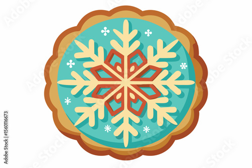 Christmas cards, winter recipe books, seasonal packaging, and digital or print projects related to Christmas baking or sweets.