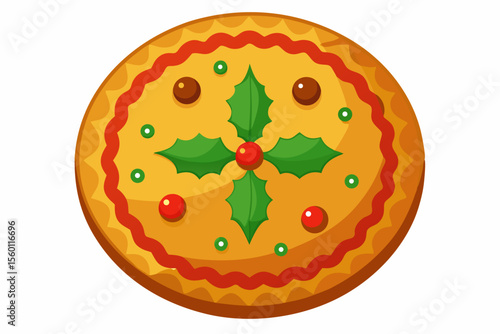 Christmas cards, winter recipe books, seasonal packaging, and digital or print projects related to Christmas baking or sweets.