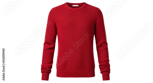 Isolated Red Sweater Apparel