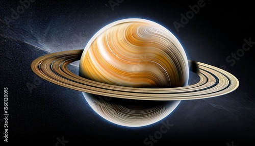 Obraz na płótnie saturn illustration element