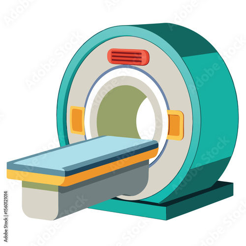 horseshoe magnet on white background