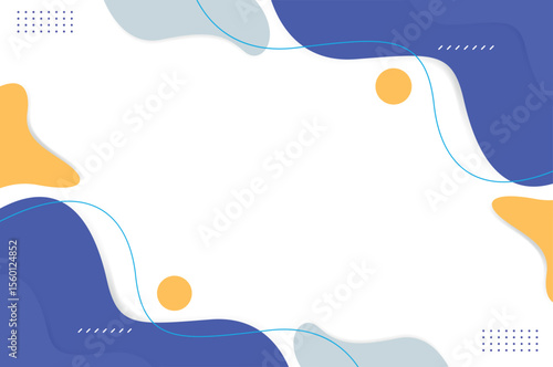 Blue and Light Yellow color abstruct background design