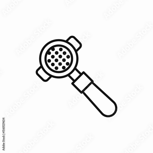 coffee holder icon sign vector