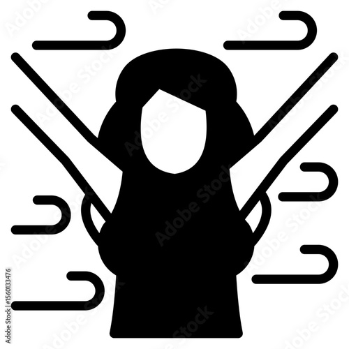 Fresh Air outline mixed icon