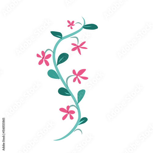 pink floral background
