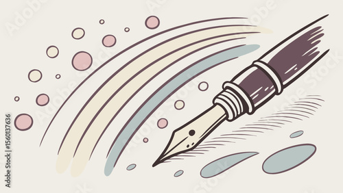 Watercolor Brush Stroke Texture Pack with Pen