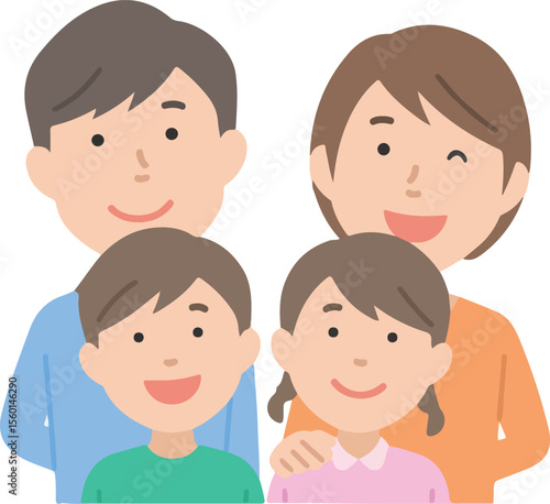 Family of four