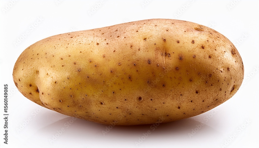 a bio russet potato isolated white background a bio russet potato isolated white background