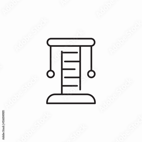 scratcher toy icon sign vector