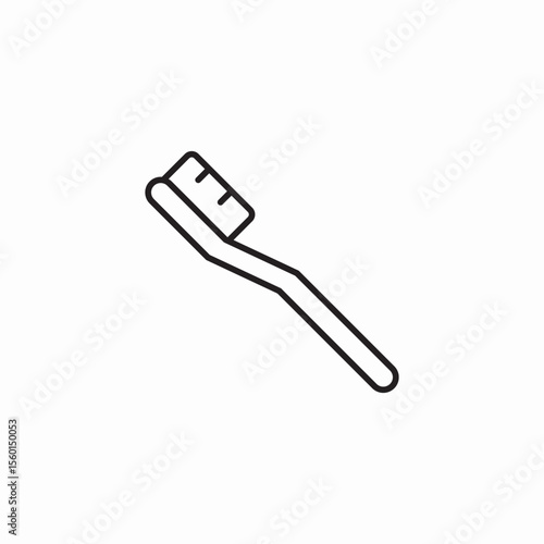 tooth brush icon sign vector