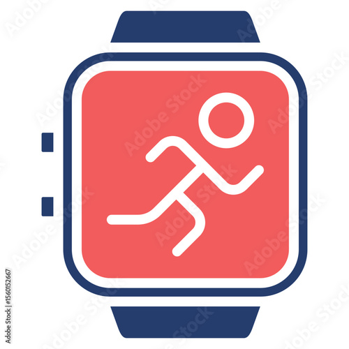 Fitness Tracker solid color icon
