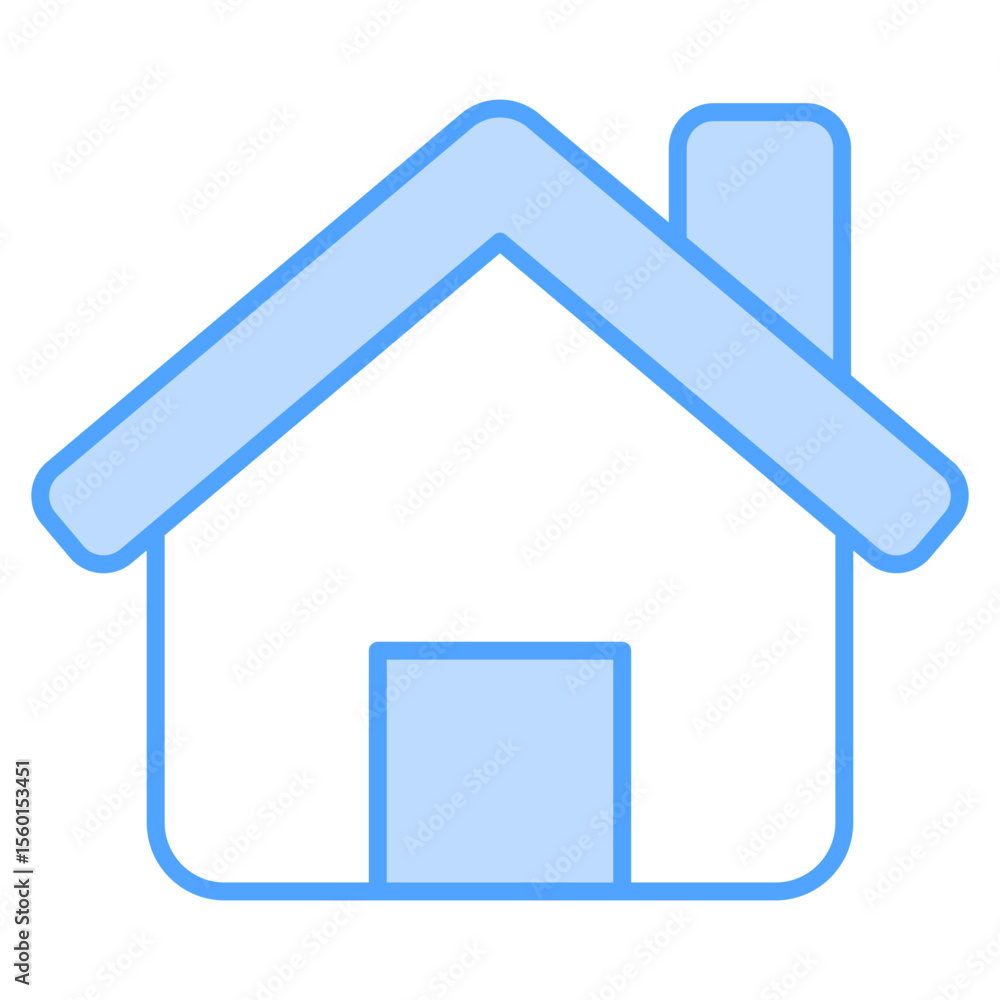Home Blue Icon Element For Design Home Blue Icon Element For Design