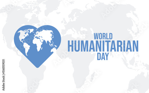 World Humanitarian Day on August 19. Vector illustration design