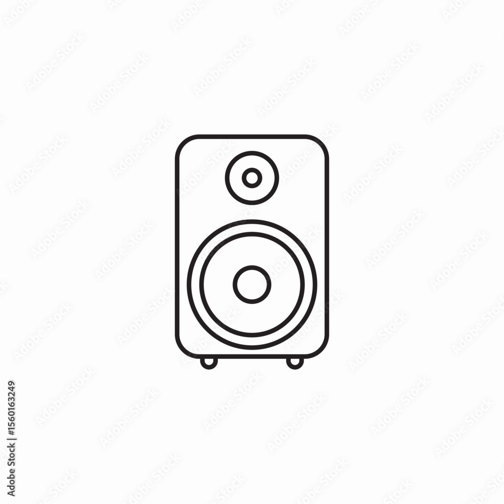 audio stereo icon sign vector audio stereo icon sign vector