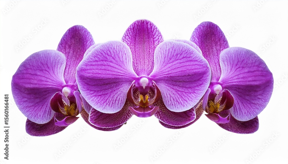 Fototapeta premium purple phalaenopsis orchid flower isolated with clipping path
