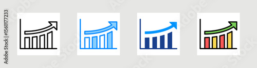 Increase Icon Collection Set Multiple Style